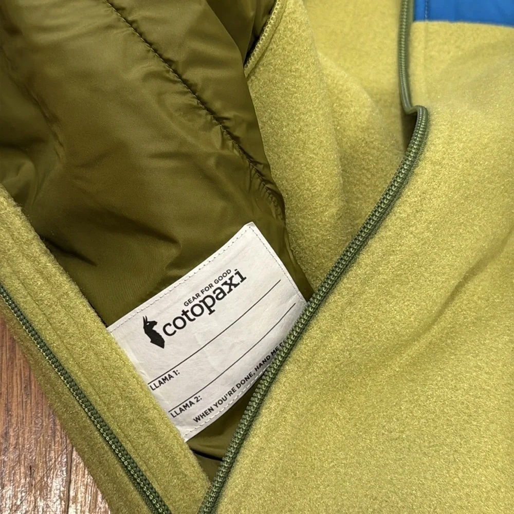 NWT Cotopaxi Teca Fleece Jacket Kids Retro Gorpcore Camping Reflective Hiking